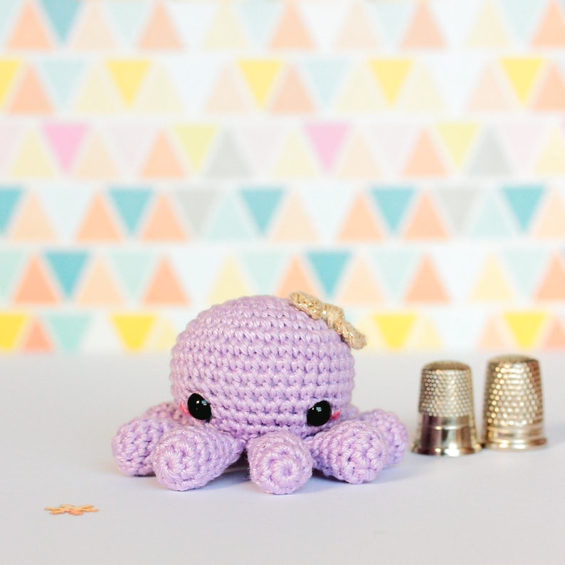 Amigurumi Octopus Crochet Octopus Stuffed Animal Doll Kawaii Etsy