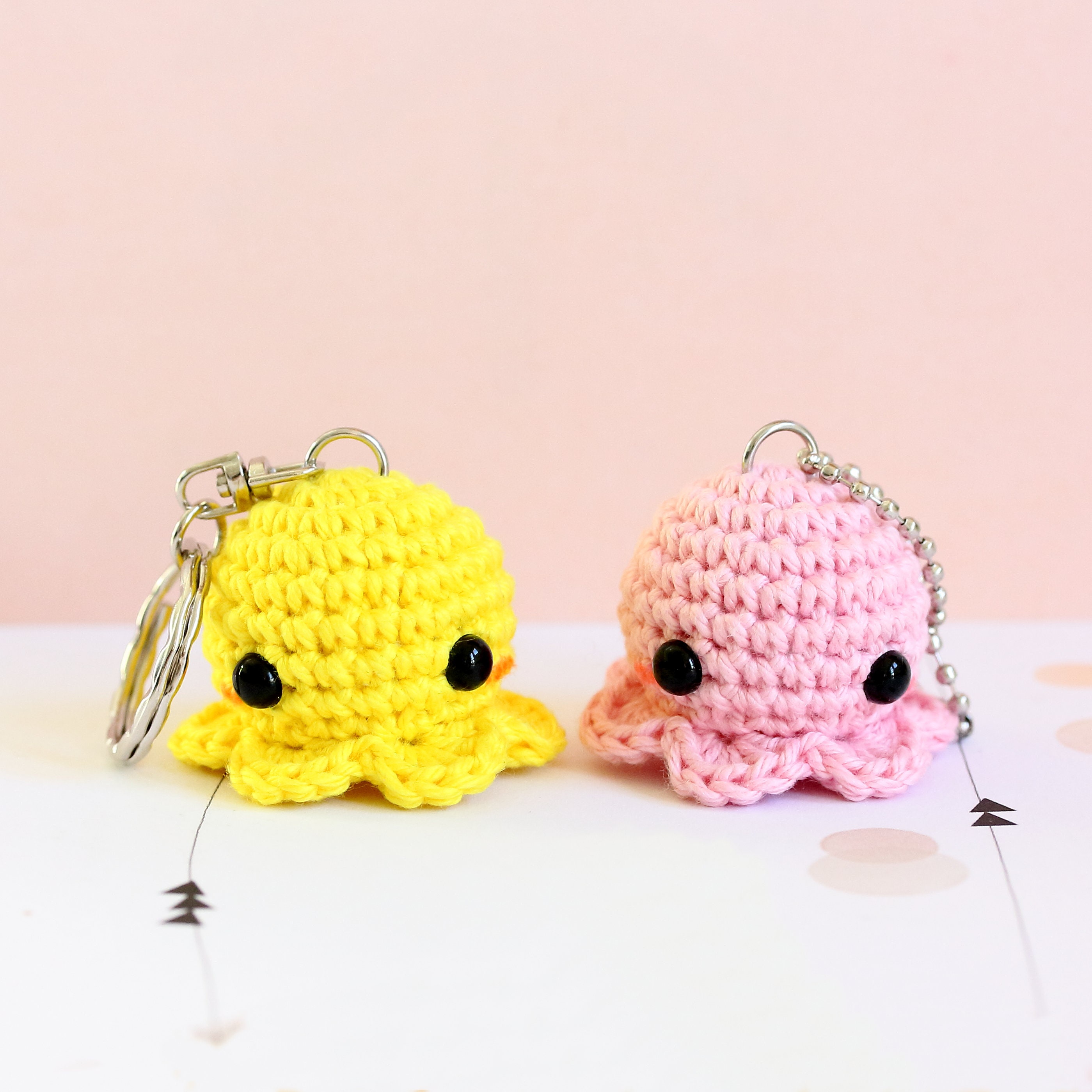 Crochet Octopus Pattern Crochet Keychain Animal Pattern Etsy