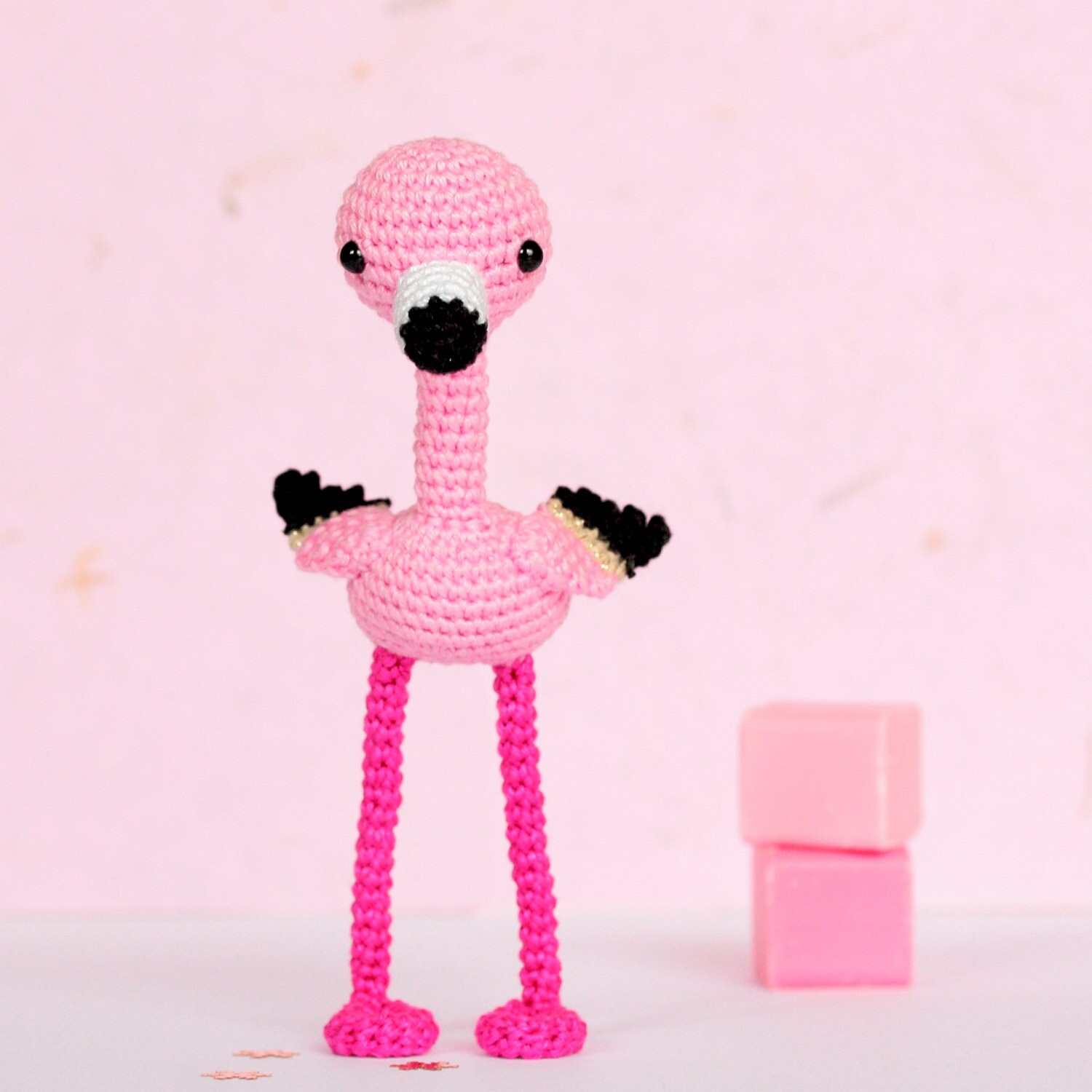 Pink Flamingo Home Decor Crochet Flamingo Decor Flamingo - Etsy