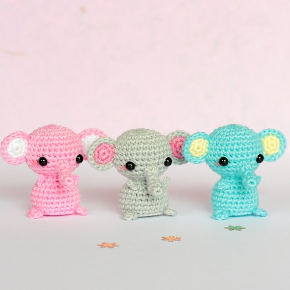 mini elephant plush