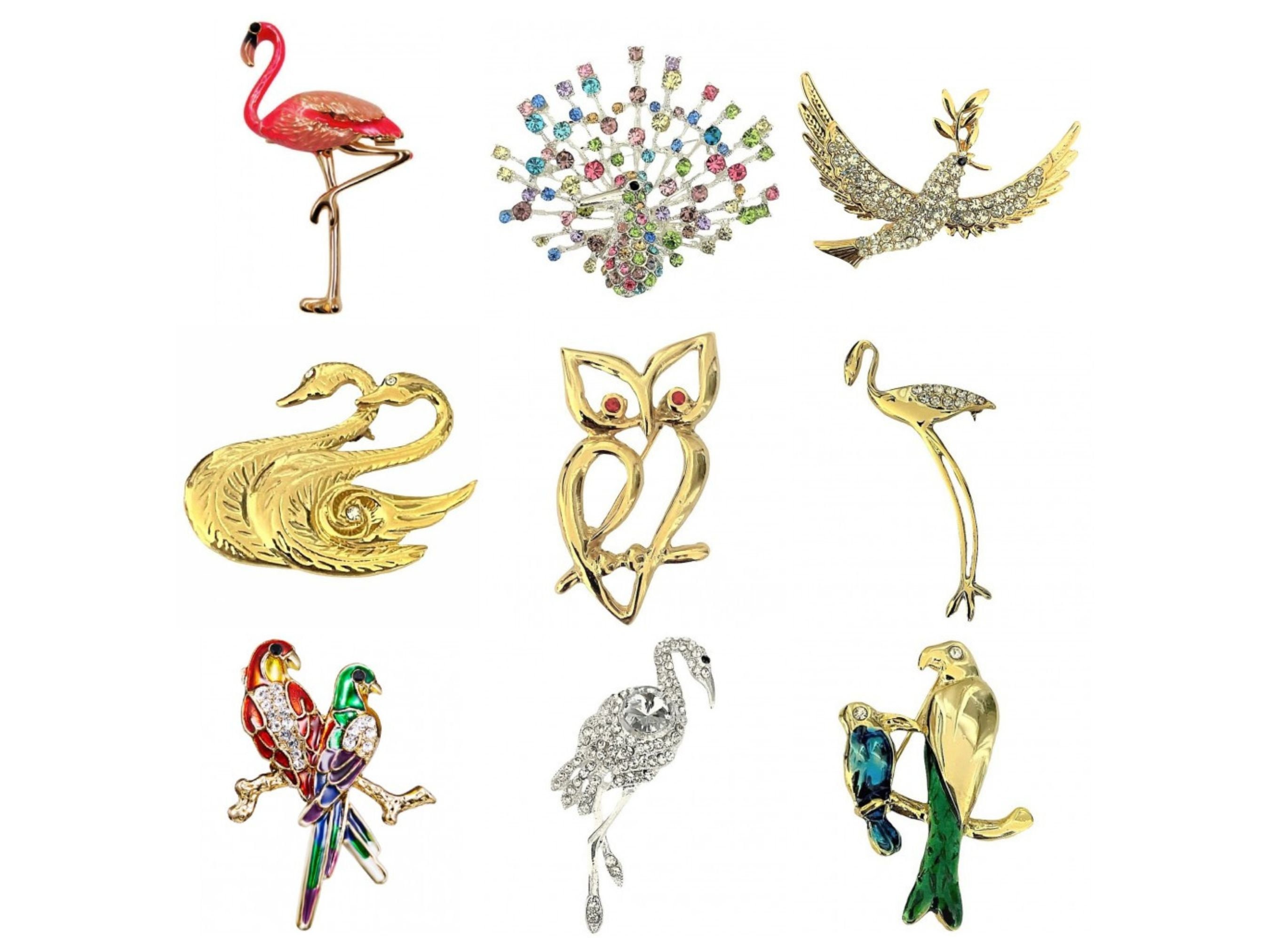 12 Spille Decorative Lotto 12 Spille Decorative Mini Con Strass