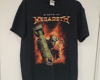 Arsenal of Megadeth 2010 Tee Medium.