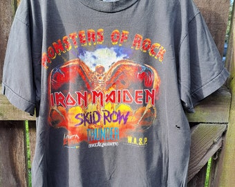 Monsters of Rock, Iron Maiden Donnington 1992 single stitch tee.