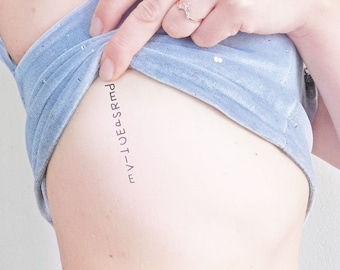 The best ideas emerge when very different PERSPECTIVE meet - Temporary Tattoo (Set of 2)