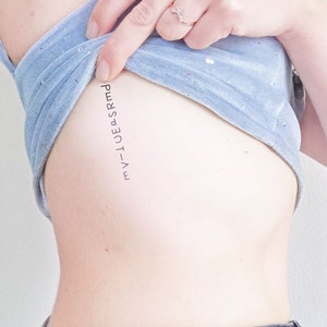 The best ideas emerge when very different PERSPECTIVE meet Temporary Tattoo Set of 2 image 1