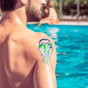 Jellyfish Temporary Tattoo image 1