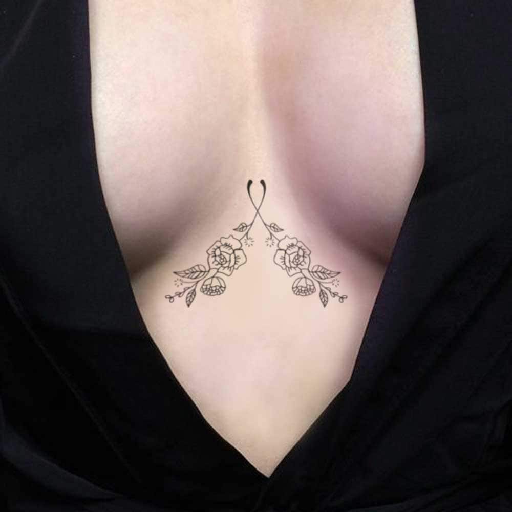30 Sternum Tattoos that Will Have All the Heads Turning  MyBodiArt