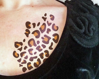 Leopard Print Tattoo - Etsy