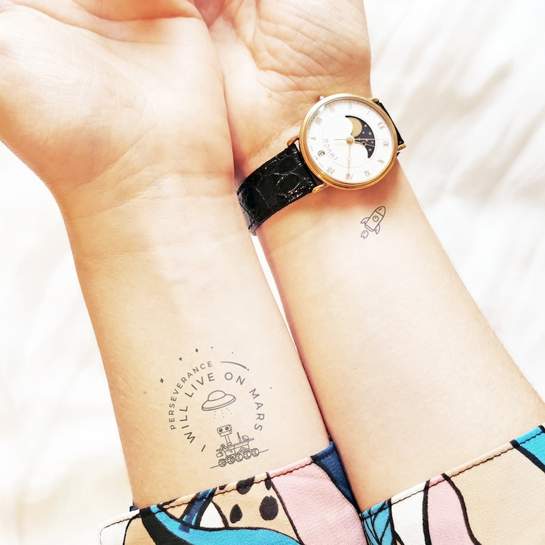 I Need More Space - Temporary Tattoos (set of 2) - Etsy