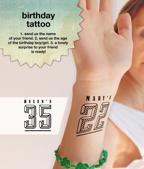 Buy Birthday Party Custom Temporary Tattoos Pack of 5 10 15 Online in India - Etsy Buy Birthday Party Custom Temporary Tattoos Pack of 5 10 15 Online in India - Etsy
