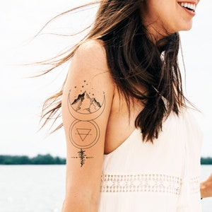Moon Lights - Temporary tattoo