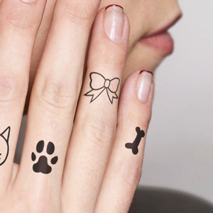 Pet set - Temporary tattoo (Set of 2)