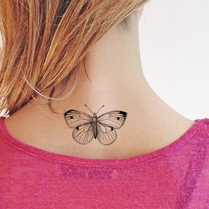 Butterfly - Temporary tattoo (Set of 2)