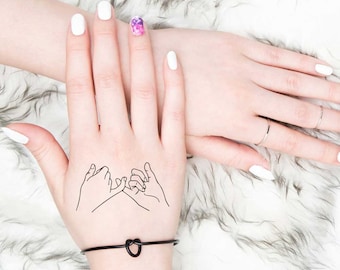 Pinky Promise - Temporary Tattoo (Set of 2)