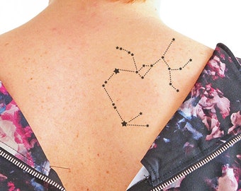 Boogschutter: tijdelijke tattoo (set van 2)