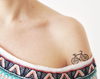 Wheeled Wanderer - Temporary tattoo (Set of 2)