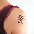 Atom - Temporary tattoo (Set of 2) product logo