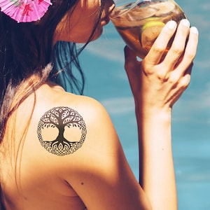 Viking Norse  - Temporary Tattoo (Set of 2)