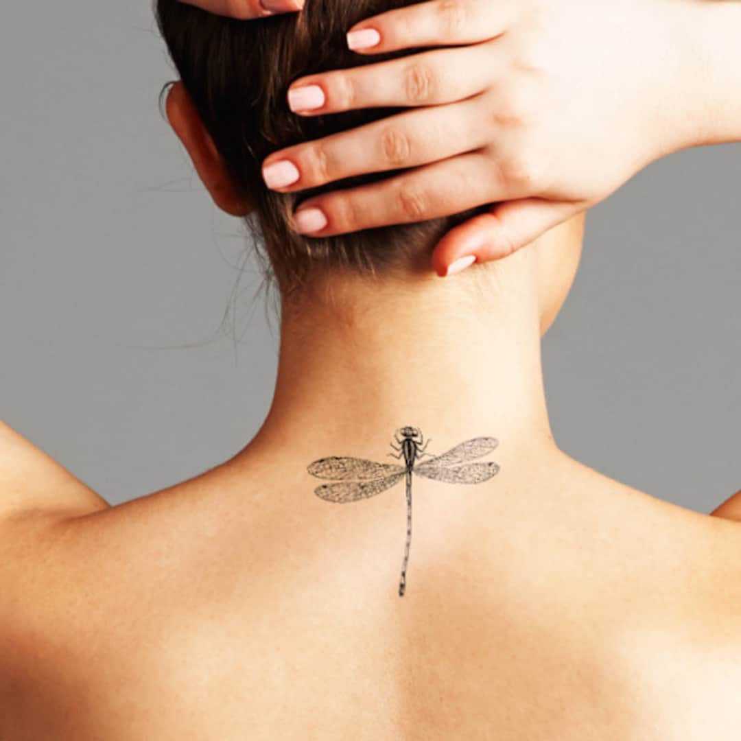 Dragonfly - Temporary Tattoo (set of 2) - Etsy