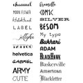 Custom text temporary tattoo - Waterproof - Personalized Temporary Tattoo (Set of 2) product logo