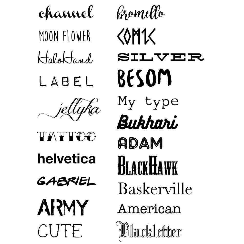 Custom Text Temporary Tattoo Waterproof Personalized - Etsy