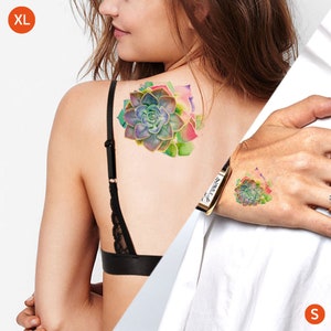 Succulent - Temporary tattoo