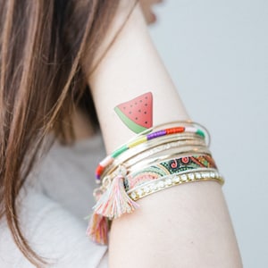 Watermelon - Temporary Tattoo (Set of 2)