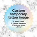 see more listings in the Custom temporary tattoo section