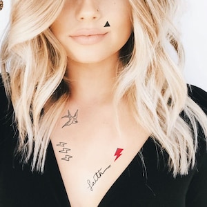 Little Celebrity - Temporary Tattoo - Mini Tattoo - Bohemian Temporary Tattoo - Pack of 13