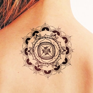 Mandala - Tatouage temporaire