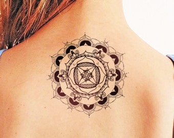 Mandala - Temporary tattoo