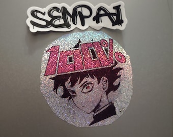 Bonitas pegatinas de grafiti de Senpai y Kohai: perfectas para patinetas, portátiles y álbumes de recortes.
