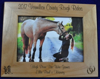 Horse Frame ~ Horse ~ Custom Picture Frame ~ Picture Frame ~ Horse Lover Gift ~ Pet Frame ~ Best Friend Gift ~ Frames ~ Western Frame ~ Pets