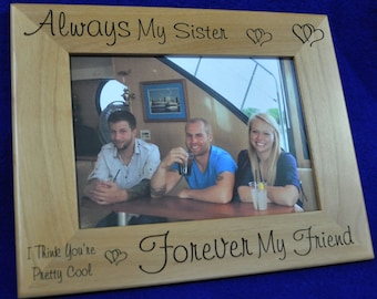 Gift For Sister ~ Birthday Gift For Sister ~ Sister Picture Frame ~ To Sister From Brother ~ Great Gift For Sister ~ Sister Gift ~ Christmas