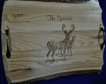 Wedding Gift ~ Wedding Gift For Couple ~ Hunting ~ Engraved Gift For Couple ~ Engraved Serving Tray ~ Anniversary Gift ~ Gift For Brother ~