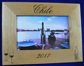 Vacation Frame ~ Christmas Gifts ~ Custom Picture Frame ~ Vacation Gift ~ Engraved Frame ~ Wedding Gift ~ Anniversary Gift ~ Picture Frame ~