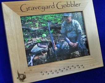 Gift For Dad ~ Turkey Hunting ~ Gift For Hunter ~Turkey Hunter Gift ~ Hunting Frame ~ Hunting Gifts ~ Hunting ~ Turkey ~ First Turkey Frame