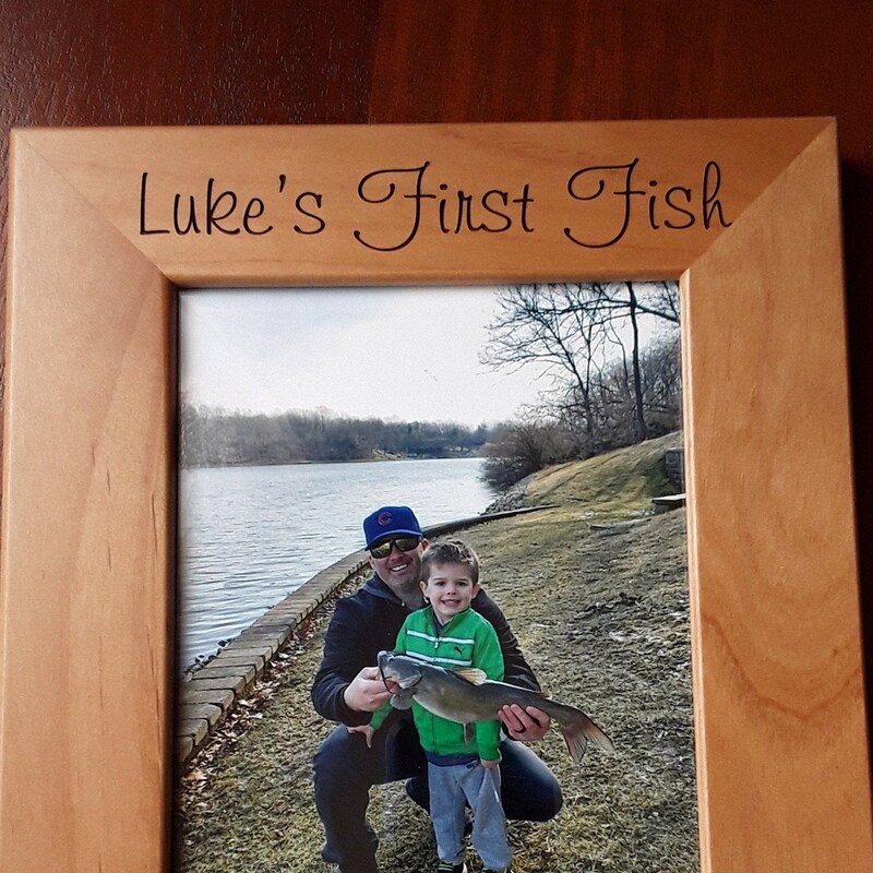 Fishing Picture Frame Ornament - Etsy
