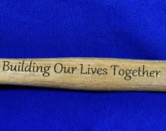 Anniversary Gift ~ Anniversary Gift For Husband ~ Engraved Gift ~ Engraved Hammer ~ Wedding Gift For Couple ~ Anniversary Gift For Parents ~
