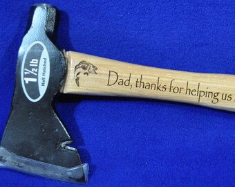Husband Gift ~ Groomsmen Gift ~ Gifts For Dad ~ Engraved Gifts ~ Fisherman Gift ~ Camping Gift ~ Hunting ~ Fishing ~ Hunting Gift ~ Hatchet