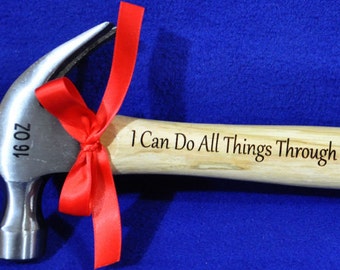Gift For Priest ~ Church Gifts ~ Christian Gift ~ Gift For Pastor ~ Gift For Clergy ~ Engraved Gift For Pastor ~ Engraved Hammer ~ Church ~