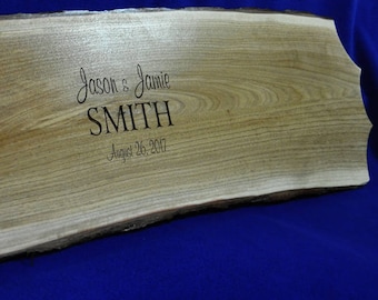 Wedding Guest Book ~ Guest Book ~ Wedding Sign ~ Wood Slab ~ Guest Book ~ Tree Slice ~ Guest Book Alternative ~ Signing Board ~ Wedding Sign