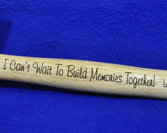 Gift For Husband ~ New Dad Gift ~ Birthday Gift For Dad ~ Dad Gift ~ Step Dad Gift ~ Engraved Hammer ~ Father's Day Gift ~ To Dad From Baby