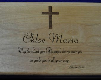 Communion Gifts ~ Confirmation Gift ~ Gift For Godchild ~ Bible Verse Gift ~ Keepsake Box Gift ~ Gift For Confirmation ~ Baptism Gift ~ Gift