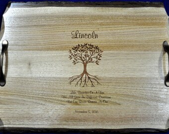 Wedding Gift ~ Engraved Gift For Couple ~ Engraved Serving Tray ~ Wedding Gift For Parents ~ Bridal Shower Gift ~ Gift For Parents ~ Wedding