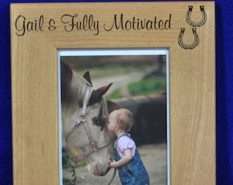 Horse Frame ~ Horse ~ Custom Picture Frame ~ Picture Frame ~ Horse Lover Gift ~ Pet Frame ~ Best Friend Gift ~ Frames ~ Western Frame ~ Pets