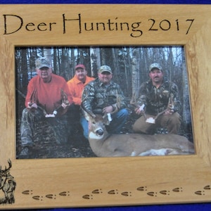 Gift For Dad ~ Gift For Husband ~ Hunting Gift ~ Engraved Hunting Frame ~ Birthday Gifts For Men ~ Deer Hunting ~ Deer Hunting Frame ~ Deer