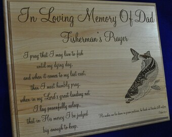 In Loving Memory ~  Memorial Gift ~ Sympathy Gifts ~ Engraved Memorial ~ Engraved Sympathy Gift ~ Funeral Gift ~ In Memory Of ~ Loss Of Dad