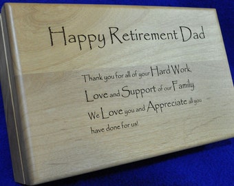 gift for retirement of father