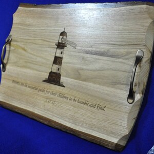 Wedding Gift To Parents Lighthouse Gift Serving Tray Parents Of The Bride Gift Parents Of The Groom Gift Gifts For Parents Gifts image 5